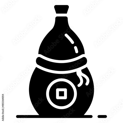 Chinese Calabash Solid Icon