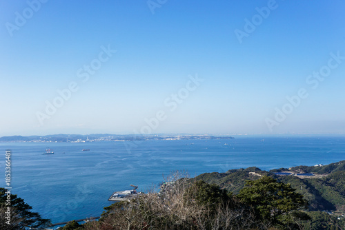 千葉県房総半島の鋸山
