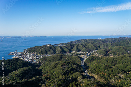 千葉県房総半島の鋸山