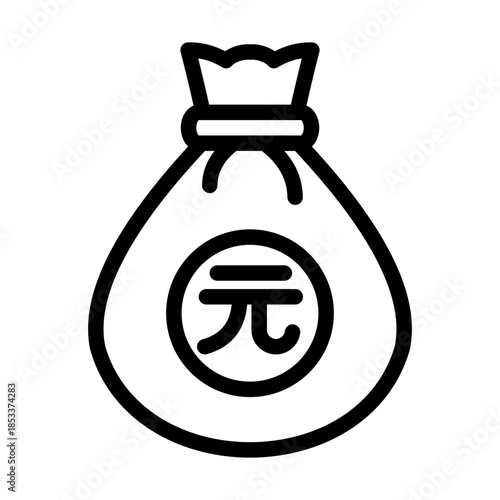 Yuan Money Bag Icon