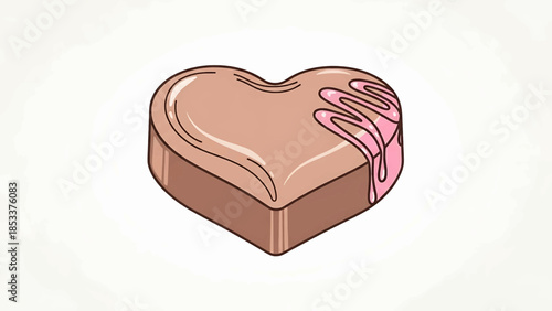 heart-shaped chocolate