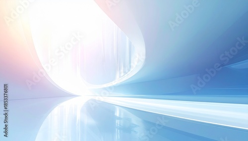 柔らかく発光する抽象グロウ背景｜未来的で幻想的な表現