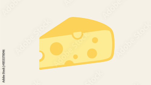 Cheese icon flat design, dairy food icon modern vector, cheese wedge illustration pastel, minimalist cheese symbol, dairy product icon