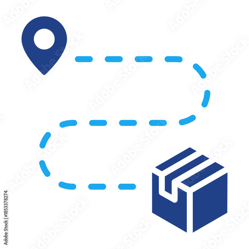 Delivery Route Icon