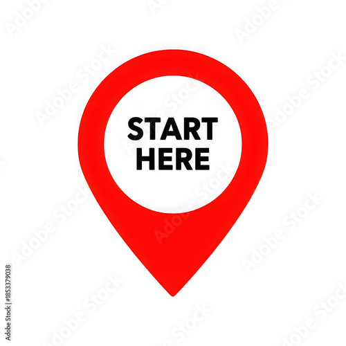 Start here icon isolated on transparent background Free Download Start here icon isolated on transparent background - GFXLoad