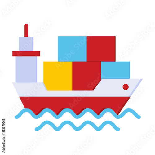 Cargo Ship Icon