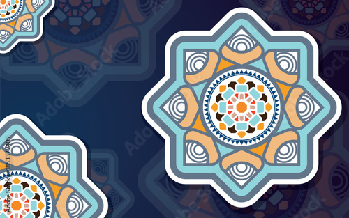 Abstract geometric seamless pattern in Arabesque style. Vector ornamental lines texture, elegant floral lattice, mesh. Traditional luxury background. 