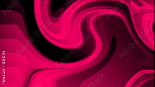 Vibrant, flowing magenta and deep black abstract background, suggesting luxurious silk or liquid motion with intense color depth