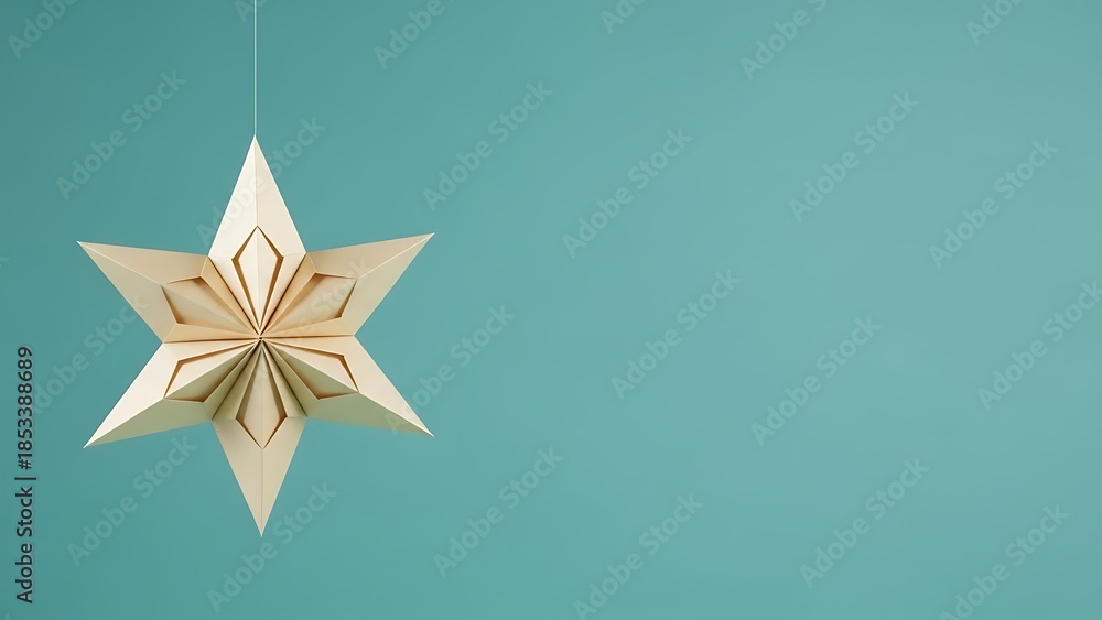 Obraz premium Christmas Star Ornament Holiday Decoration Celebration Festive Papercraft