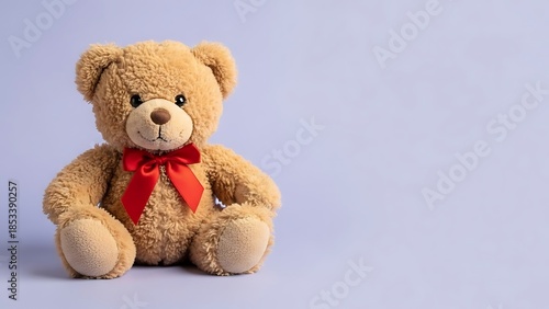 Teddy Bear Cute Plush Toy Adorable Gift Present Bow Love Softness Kindness