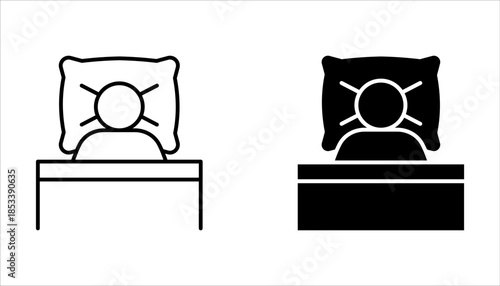 Dead body icon set. Death rate silhouette icon. Body in the morgue on white background