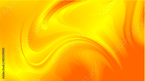 high-energy abstract background dominated by a spectrum of warm colors, transitioning smoothly from intense bright yellow to deep fiery orange