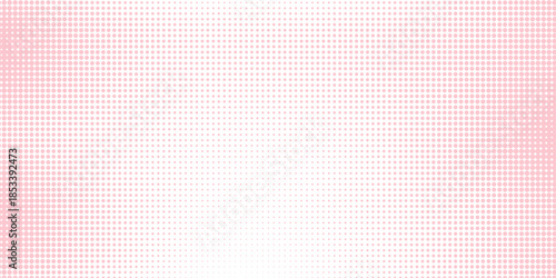 Pastel pink and white pop art background in retro comic style with halftone dots design, vector illustration eps10