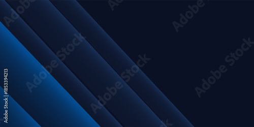 Blue black abstract background geometry shine and layer element vector for presentation design. Suit for business, corporate, institution, party, festive, seminar, and talks