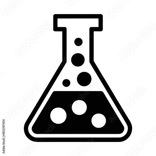 chemical experiment glyph icon