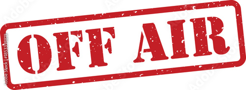 Red off air stamp