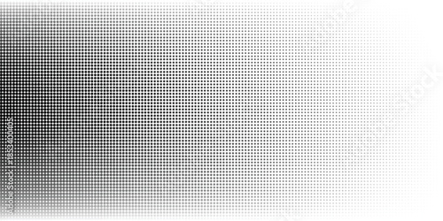 Black-white gradient halftone dots background. Pop art in vector illustration for your creative design modern.