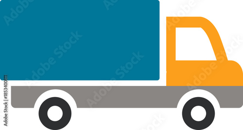 Delivery Truck for Logistics and Shipping Services
