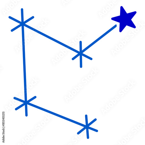 Star Constellation Map Icon