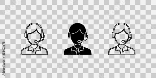 Customer support team illustration