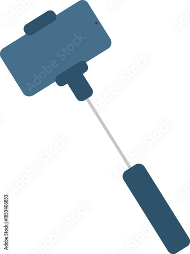 Selfie stick for smartphones, enabling easy self photography and video recording, representing travel, social media, and modern mobile lifestyle.