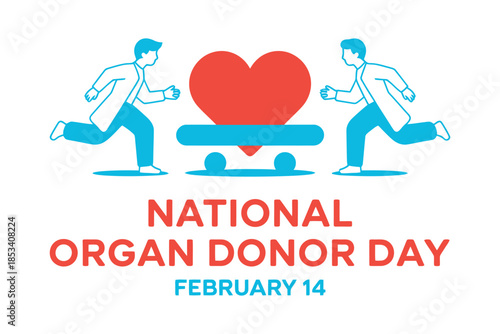 Medical professionals rushing with a vital organ, symbolizing urgent need and hope for donation.