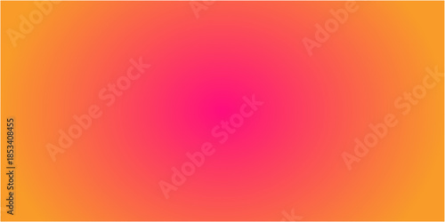 ピンクとオレンジ色のグラデーションの背景素材イラスト