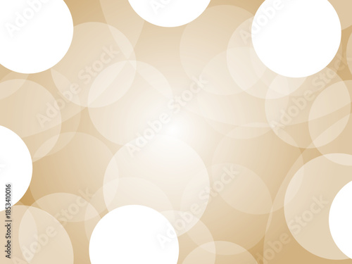 光の玉ボケのゴールドの背景素材