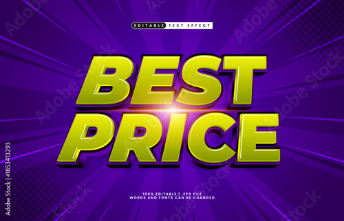 best price editable text effect for promotion and marketing