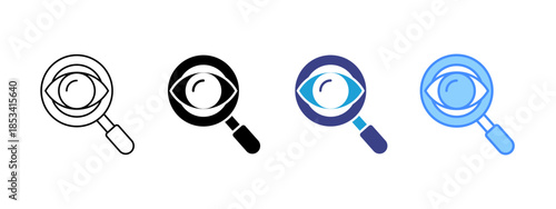 View  icon set multiple style collection