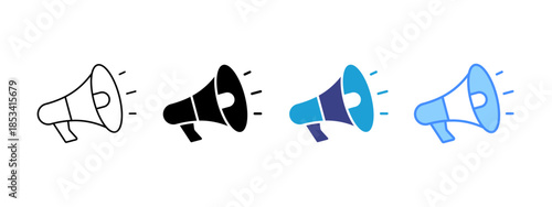 Marketing  icon set multiple style collection