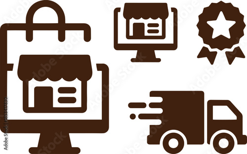 Vector file text on a simple white background, representing a digital graphic format