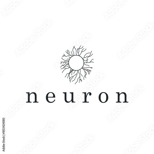 Digital neuron logo symbolizing advanced thinking and solutions