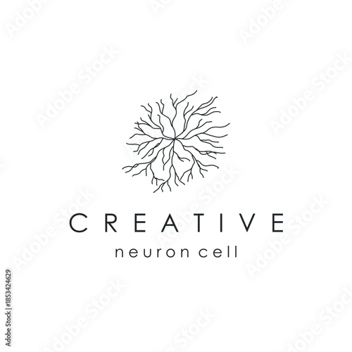Neural network logo symbolizing connectivity, intelligence, and innovation