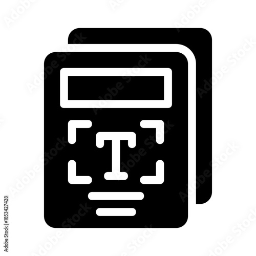 Document showing face detection graphic, ideal for technology articles, ai concepts, facial recognition software, security applications, and digital innovation content.
