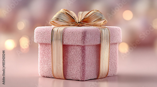 Luxury Valentine Gift Box Mockup.
