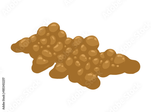 Human Poop Mushy Consistency with Ragged Edges or Mild Diarrhea Type
