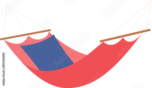 Colorful Hammock Vector Element