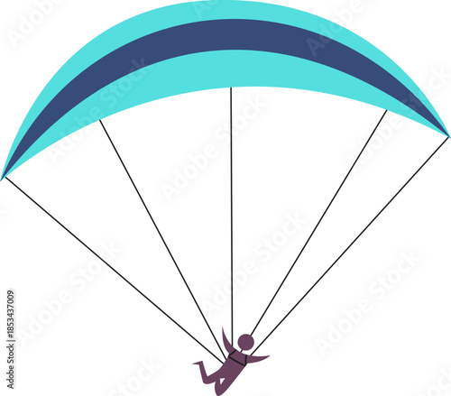 Skydiver Flying Extreme Sport Element