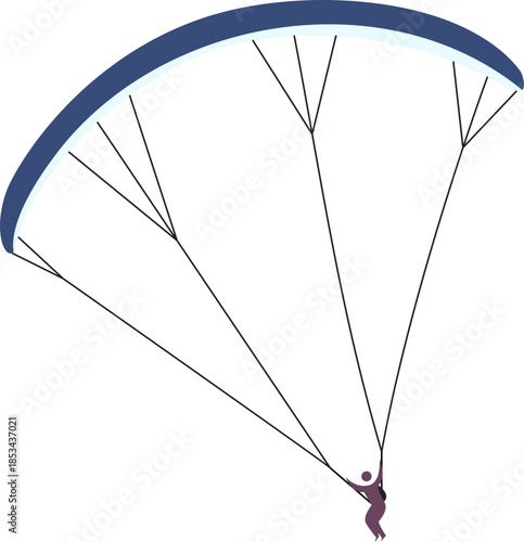 Skydiver Flying Extreme Sport Element