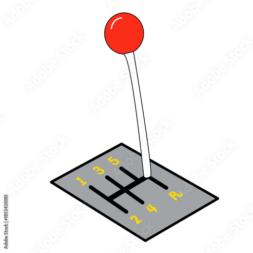 Illustration of a Five-Speed Manual Transmission