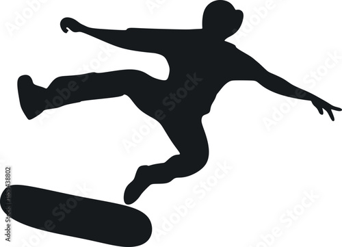 Skateboarding People Sport Silhouette Element