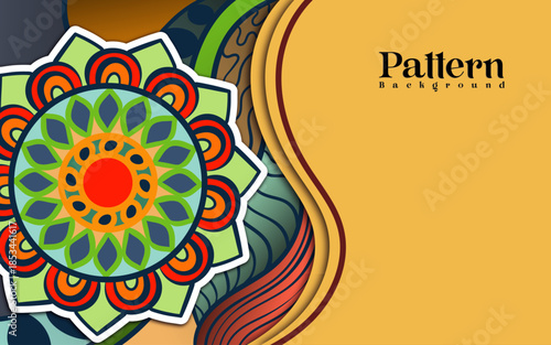 luxury ornamental mandala design background
