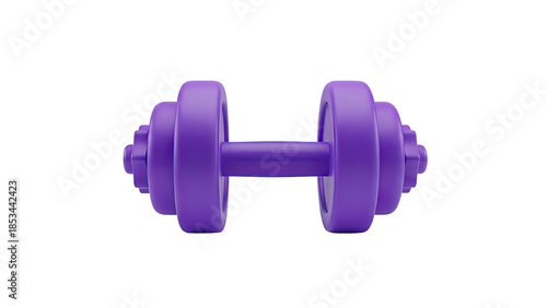 Vibrant Purple Dumbbell Icon