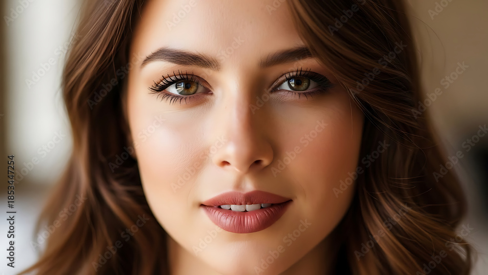 Obraz premium Woman Close Up Face