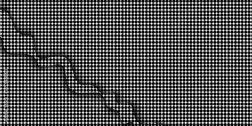 Abstract white and gray color background with halftone effect, dot pattern. Vector illustration.Print