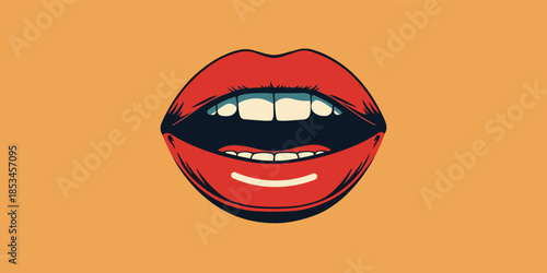vector illustration of a woman face