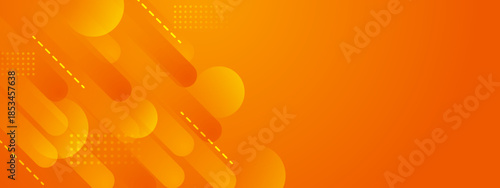 Smooth Gradient Concentric Geometric Shape Design in Abstract Style