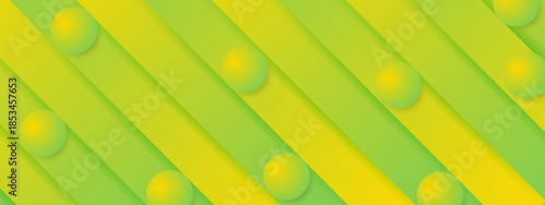 Smooth Gradient Concentric Geometric Shape Design in Abstract Style