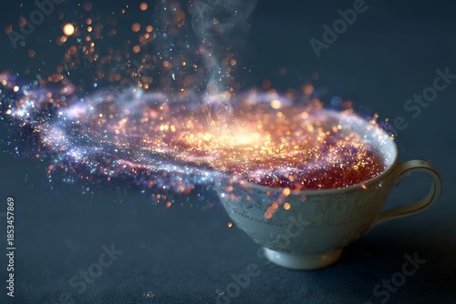 cup of coffee with smoke